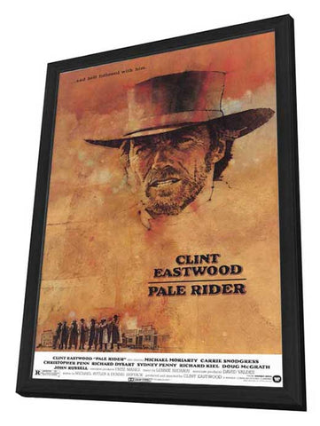 Pale Rider 11 x 17 Movie Poster - Style A - in Deluxe Aluminum Frame