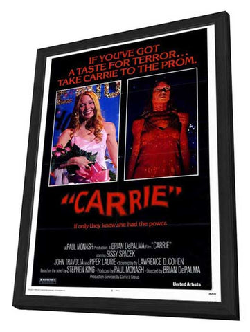 Carrie 11 x 17 Movie Poster - Style A - in Deluxe Aluminum Frame
