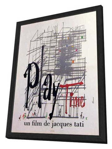 Playtime 11 x 17 Poster - Foreign - Style A - in Deluxe Aluminum Frame