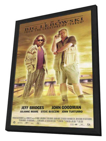 The Big Lebowski 11 x 17 Movie Poster - Style B - in Deluxe Aluminum Frame