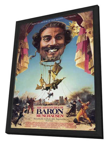 The Adventures of Baron Munchausen 11 x 17 Movie Poster - Style A - in Deluxe Aluminum Frame
