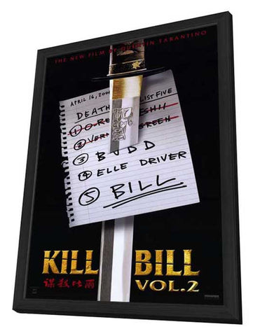 Kill Bill, Vol. 2 11 x 17 Movie Poster - Style A - in Deluxe Aluminum Frame
