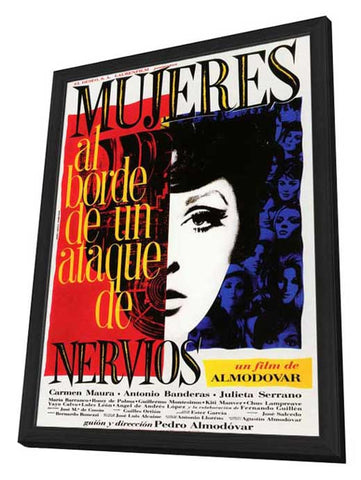 Women on the Verge of a Nervous Breakdown 11 x 17 Poster - Foreign - Style A - in Deluxe Aluminum Frame