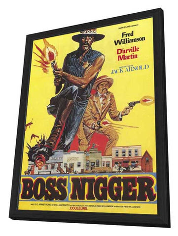 Boss Nigger 11 x 17 Poster - Foreign - Style A - in Deluxe Aluminum Frame