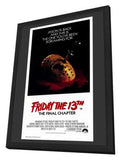 Friday the 13th Part 4 --The Final Chapter 11 x 17 Movie Poster - Australian Style A - in Deluxe Aluminum Frame