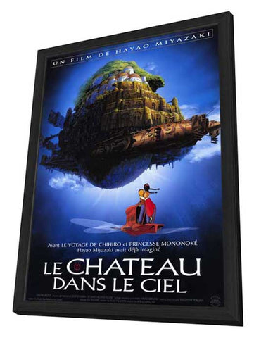 Laputa: Castle in the Sky 11 x 17 Poster - Foreign - Style A - in Deluxe Aluminum Frame