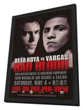 Oscar De La Hoya vs. Fernando Vargas 11 x 17 Boxing Promo Poster - Style A - in Deluxe Aluminum Frame