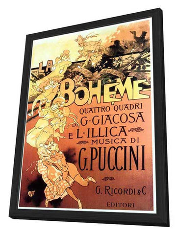 La Boheme 11 x 17 Movie Poster - Italian Style A - in Deluxe Aluminum Frame