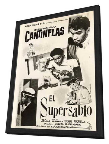 Supersabio, El 11 x 17 Movie Poster - Mexican Style A - in Deluxe Aluminum Frame