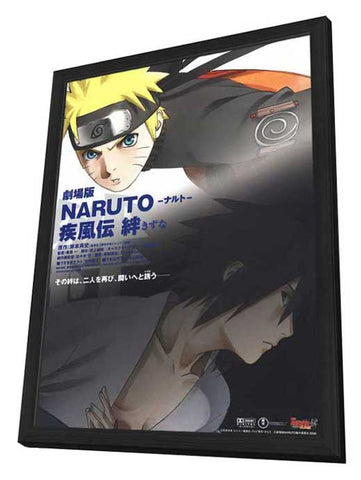 Gekijô ban Naruto: Shippûden - Kizuna 11 x 17 Movie Poster - Japanese Style A - in Deluxe Aluminum Frame