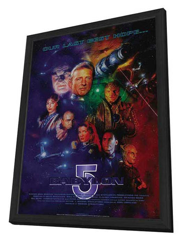 Babylon 5 11 x 17 Movie Poster - Style C - in Deluxe Aluminum Frame