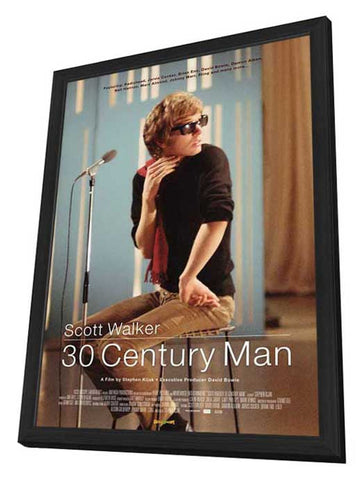 Scott Walker: 30 Century Man 11 x 17 Movie Poster - UK Style A - in Deluxe Aluminum Frame