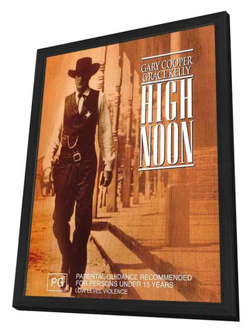 High Noon 11 x 17 Movie Poster - Australian Style A - in Deluxe Aluminum Frame