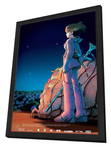Nausicaä of the Valley of the Winds 11 x 17 Movie Poster - Russian Style A - in Deluxe Aluminum Frame