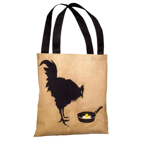 Chicken and Egg Tote Bag by Banksy
