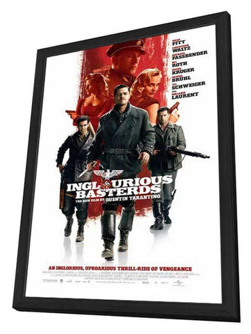 Inglourious Basterds 11 x 17 Movie Poster - Style J - in Deluxe Aluminum Frame