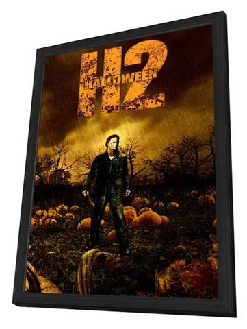 Halloween 2 11 x 17 Movie Poster - Style E - in Deluxe Aluminum Frame