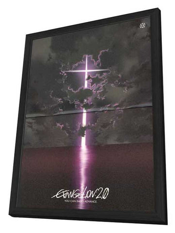 Evangelion: 2.0 You Can (Not) Advance 11 x 17 Movie Poster - Japanese Style C - in Deluxe Aluminum Frame