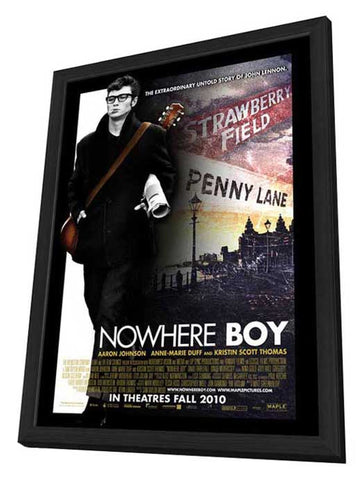 Nowhere Boy 11 x 17 Movie Poster - Canadian Style A - in Deluxe Aluminum Frame