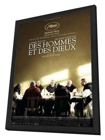 Of Gods and Men 11 x 17 Movie Poster - French Style A - in Deluxe Aluminum Frame