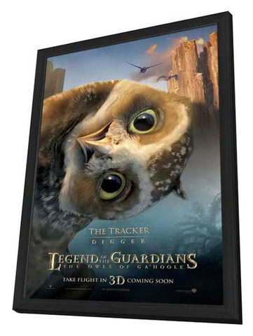 Legend of the Guardians: The Owls of Ga'Hoole 11 x 17 Movie Poster - UK Style H - in Deluxe Aluminum Frame