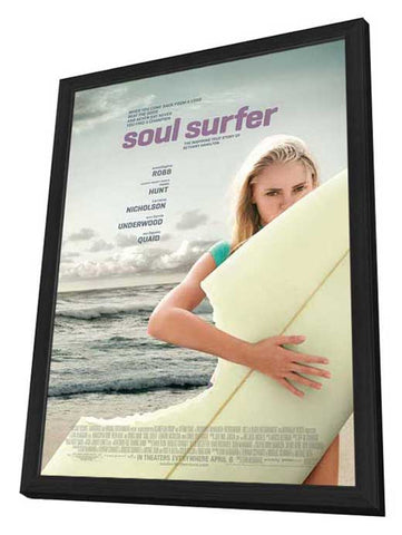 Soul Surfer 11 x 17 Movie Poster - Style A - in Deluxe Aluminum Frame