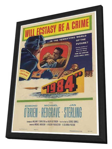1984 27 x 40 Movie Poster - Style A - in Deluxe Wood Frame