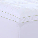 17 inch Square Quilted Accent Full Piping Mattress Pad with Fitted Cover