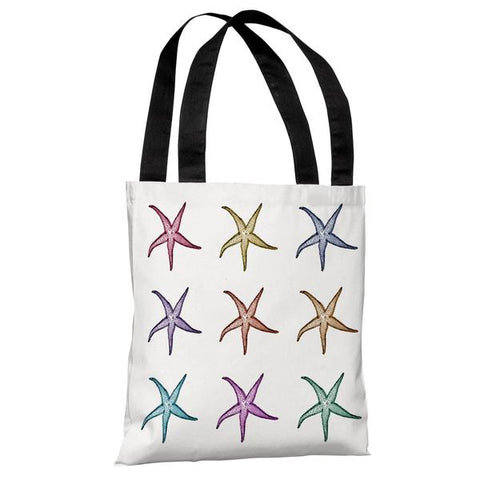 Starfish Pattern Tote Bag by