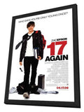 17 Again 27 x 40 Movie Poster - Style A - in Deluxe Wood Frame