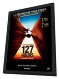127 Hours 27 x 40 Movie Poster - Swiss Style A - in Deluxe Wood Frame