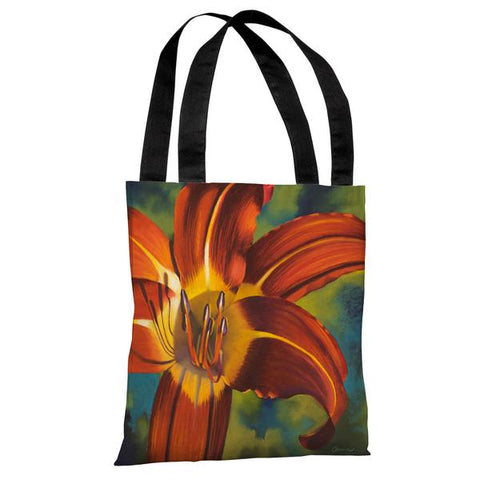 Attention Getter - Blue Red Tote Bag by Graviss Studios