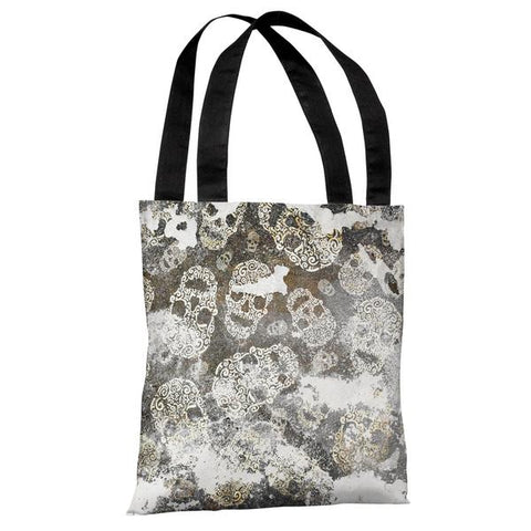 Stamped Skulls - Multi Tote Bag by