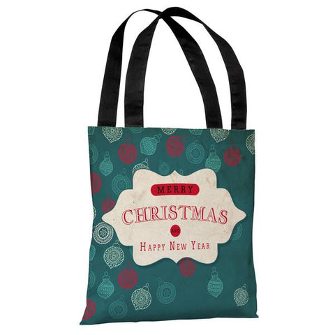 Assorted Ornaments - Teal Tan Tote Bag by