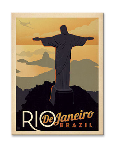 Rio de Janeiro, Brasil Metal 28x38