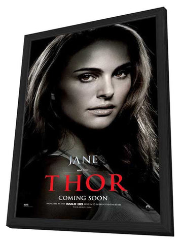 Thor 11 x 17 Movie Poster - Style P - in Deluxe Aluminum Frame