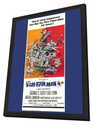 The Flim Flam Man 11 x 17 Movie Poster - Style B - in Deluxe Aluminum Frame