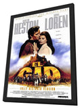 El Cid 11 x 17 Movie Poster - Style B - in Deluxe Aluminum Frame