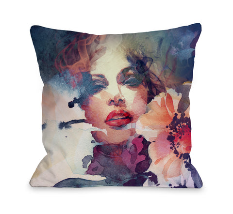 She's All That - Multi Throw Pillow by OBC 18 X 18