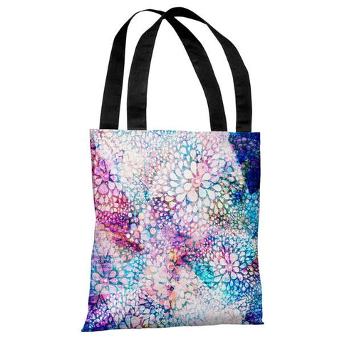 Sprinkles - Blue Pink Multi Tote Bag by