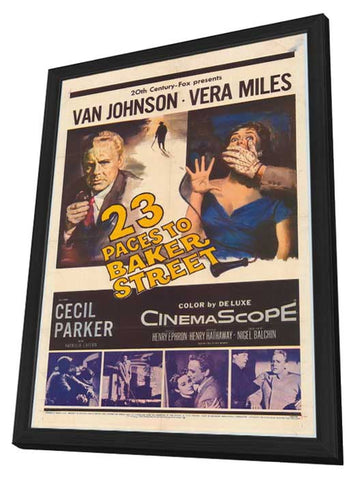 23 Paces to Baker Street 11 x 17 Movie Poster - Style A - in Deluxe Aluminum Frame