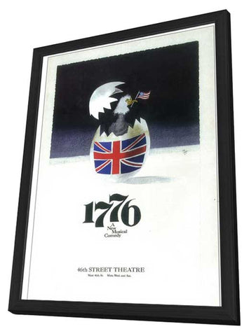 1776 (Broadway) 11 x 17 Poster - Style A - in Deluxe Wood Frame