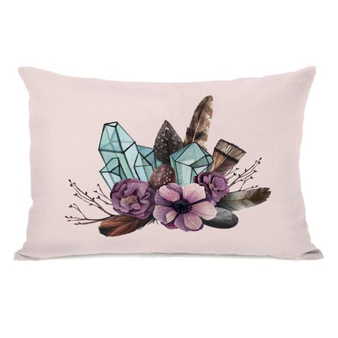 Crystal Bunch Throw Pillow by OBC
