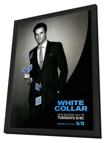White Collar (TV) 11 x 17 TV Poster - Style D - in Deluxe Aluminum Frame