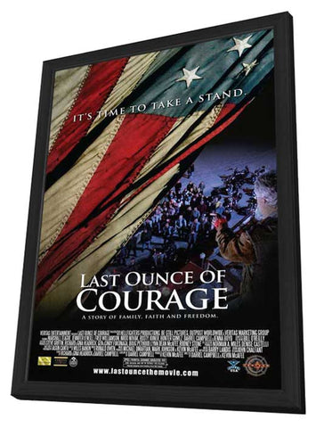 Last Ounce of Courage 11 x 17 Movie Poster - Style A - in Deluxe Aluminum Frame