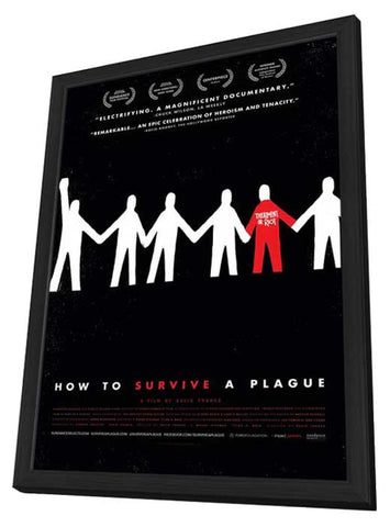 How to Survive a Plague 11 x 17 Movie Poster - Style A - in Deluxe Aluminum Frame