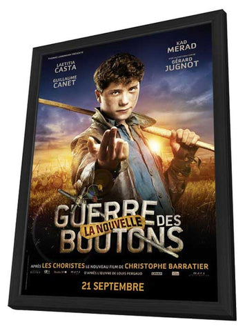 War of the Buttons 11 x 17 Movie Poster - French Style H - in Deluxe Aluminum Frame