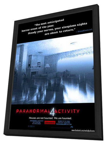 Paranormal Activity 4 11 x 17 Movie Poster - Style A - in Deluxe Aluminum Frame
