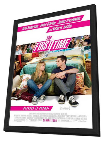 The First Time 11 x 17 Movie Poster - Style A - in Deluxe Aluminum Frame