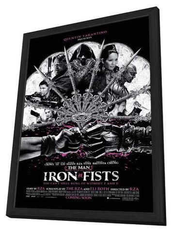 The Man with the Iron Fists 11 x 17 Movie Poster - Style A - in Deluxe Aluminum Frame